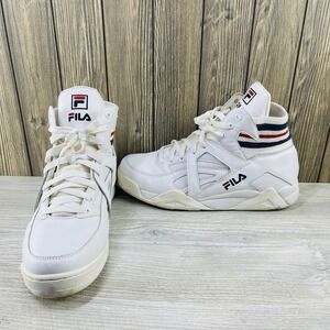FILA CAGE "All American " Men's Size:13 The Cage 'White Navy Red Sneakers Shoes